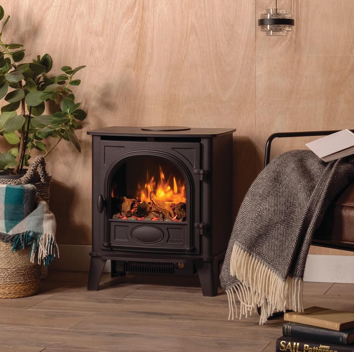 Gazco & Stovax Stockton 5 with Fuel Bed Lighting Settings